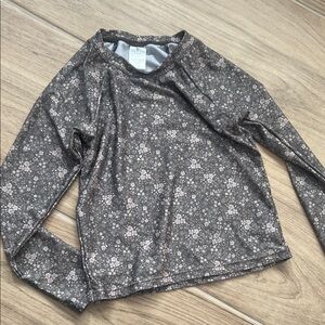 Jamie Kay Pansy Floral Dark Rash Vest